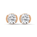 Side Arc Diamond Studs