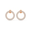 Velvet Circle Diamond Earrings