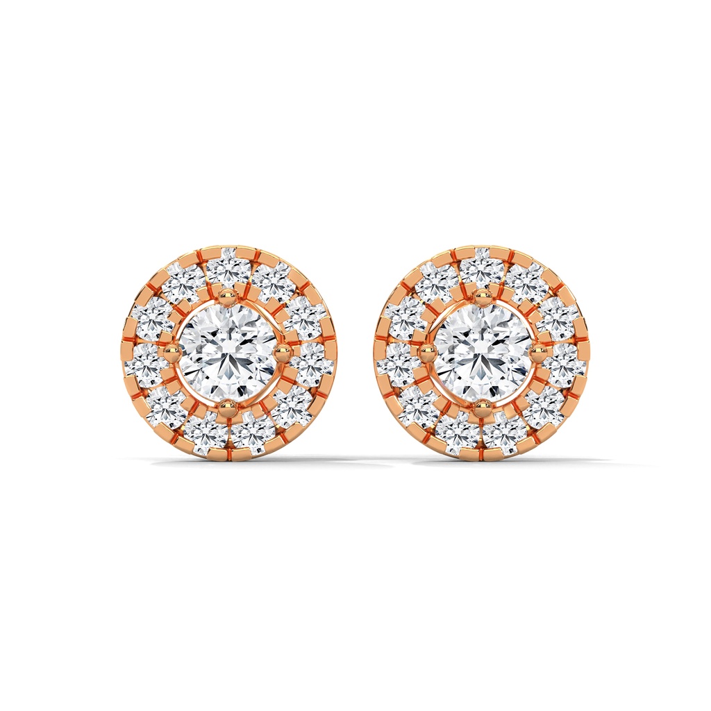 Ataraxia Round Diamond Studs