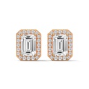 Emerald Halo Studs