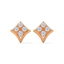 Petal Loop Diamond Earring