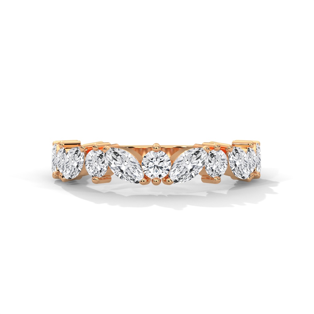 Celestial Cascade Diamond Ring