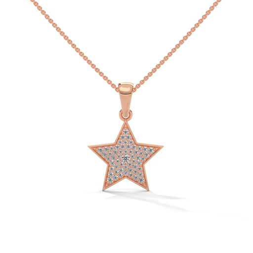 Shining Star Casual Gold Necklace