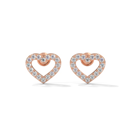 Round Diamond Heart Shep Designer Earrings