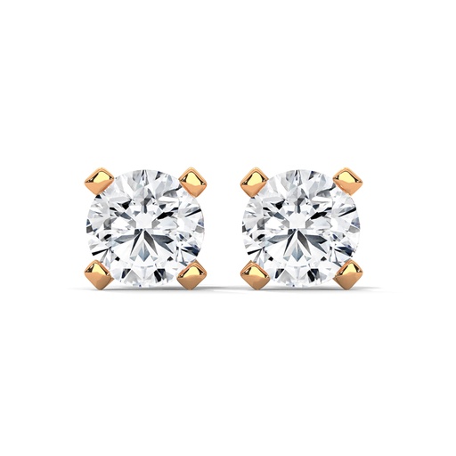 Golden Brilliance Diamond Studs