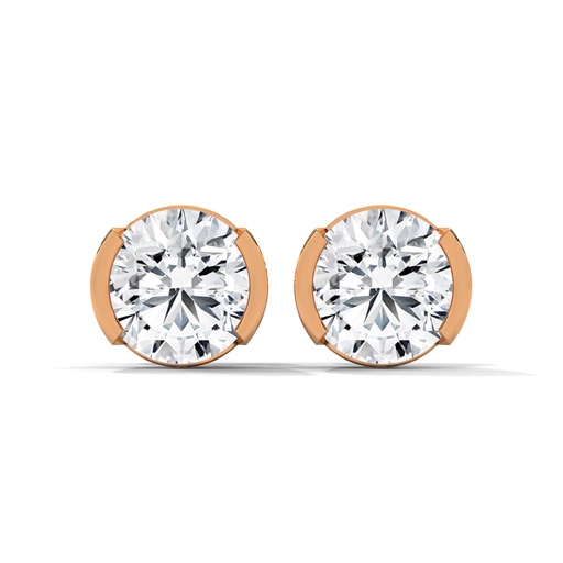 Side Arc Diamond Studs