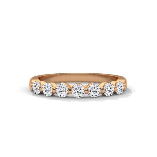 Half Eternity Seven Stone Diamond Ring