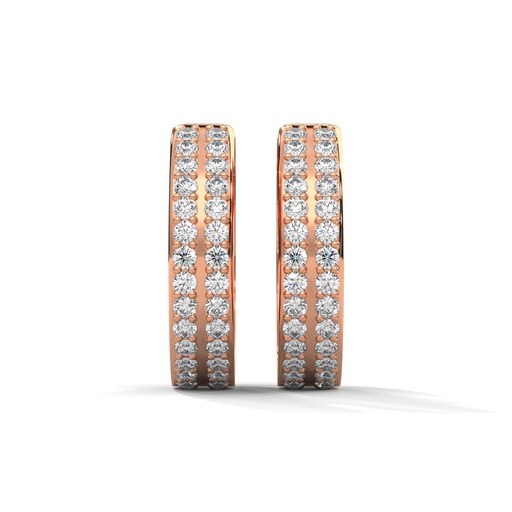 Eliana Two Line diamond Earrings