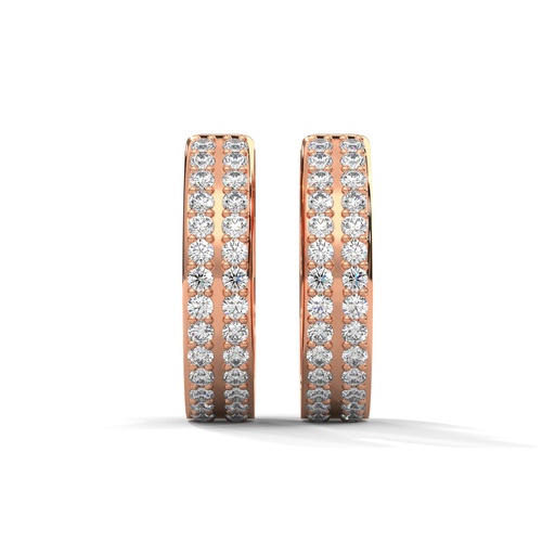 Eliana Two Line diamond Earrings