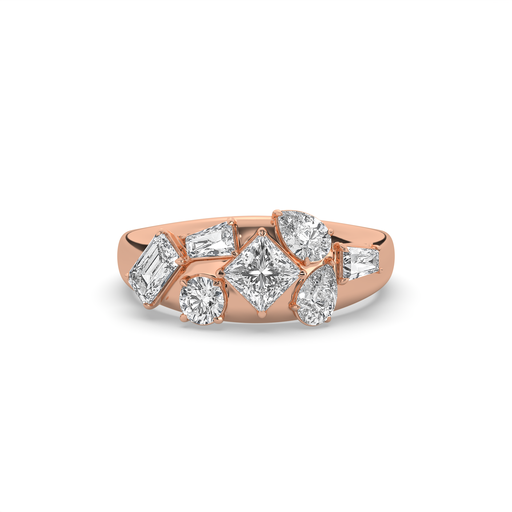 Multi -Stone Diamond Band Ring