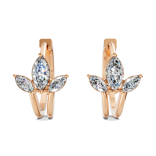 Petal Spark Hoops
