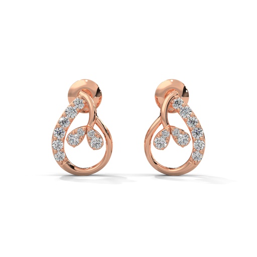 Classic Paisley Diamond Earring