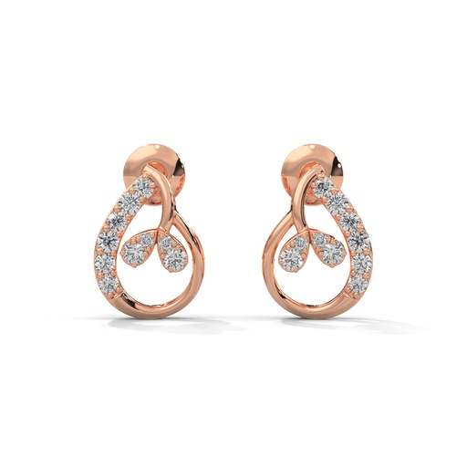 Classic Paisley Diamond Earring